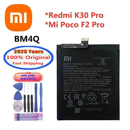 New 100% Original Battery For Xiaomi MI Redmi Note K20 K30 Pro 5 7 8 9 9S 9T 10 10X 10T 10X 11T 11 Ultra 11T POCO X3 F2 4X Pro