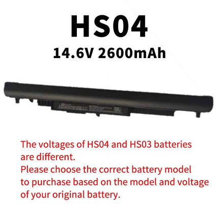 HS04 HS03 807956-001 807957-001 807612-421 Laptop Battery for HP 240 245 246 250 255 256 G4/G5 Pavilion 14-AC 15-AC 17-X Series