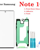 1Set New LCD Front Outer Glass Touch Screen Outer Panel Lens For Samsung Galaxy S8 S9 S10 S20 Note 8 9 10 Plus Ultra