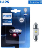 Philips Ultinon Pro3000 C5W LED Fest 38mm 30mm 43mm Festoon Car Signal Side Lamp 6000K Cool White Interior Reading Light(1PCS)