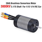 Rocket 2845 Waterproof Brushless Sensorless Motor 3100KV 3800KV 4370KV 5000KV for WLtoys 12428 1/12 RC Car