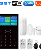 Sistema di sicurezza allarme wireless Smart Tuya GSM con sensore di movimento PIR e telecomando per la protezione del magazzino del negozio di villa