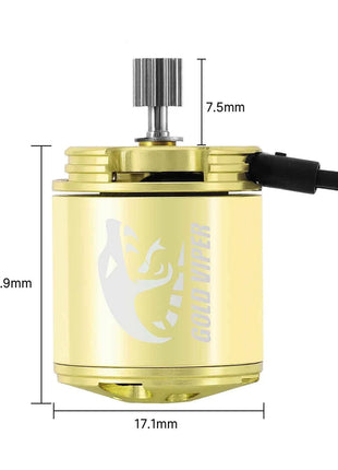 INJORA Gold Viper 1721 Brushless Motor 2800KV for 1/24 SCX24