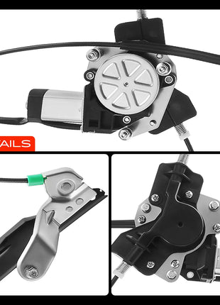 Regolatore Finestrino Anteriore Sinistro Frankberg 1x per Chrysler Voyager IV RG Dodge Caravan RG 741-534 4894527AA