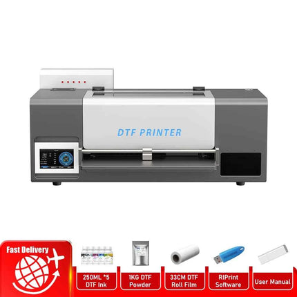 A3 DTF Printer 6 Color For Epson XP600  Auto Ink Circulation Direct to Film Heat Transfer Printing Machine for Clothing Jeans