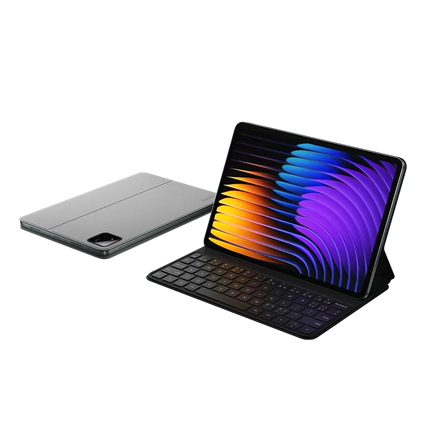 Original Xiaomi Pad 7/7 Pro Keyboard Double-Sided Case English 64-key For Mi Tablet 7/7Pro Magnetic Keyboard PU Protective Cover
