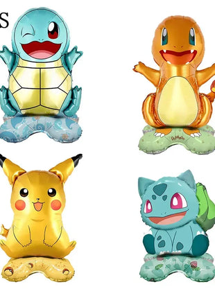 Forniture per decorazioni per feste di compleanno a tema Pokemon Cartoon Pokemon Go Stoviglie Tazze Piatti Palloncino Pikachu per bomboniere per baby shower