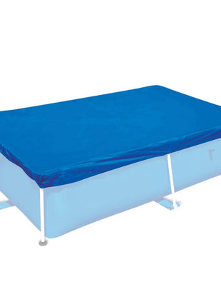Copertura per piscina rettangolare Copertura per piscina gonfiabile pieghevole in PE impermeabile per piscina fuori terra Copertura per piscina familiare per bambini all'aperto
