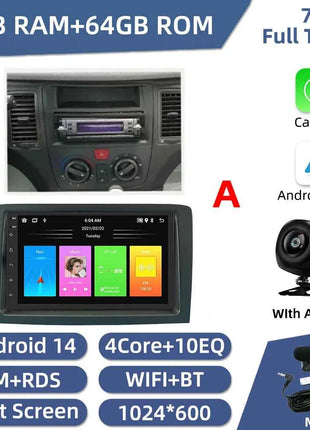 Car Radio For Fiat Idea Lancia Musa 2003-2008 2 Din Android Multimedia Stereo Player Head Unit Autoradio GPS Navigation Carplay