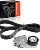 Frankberg 1x Set di cinghie a coste per Audi A3 VW Golf 5 6 Polo Passat Seat Ibiza Skoda Rapid 7884-21406 K026PK1088