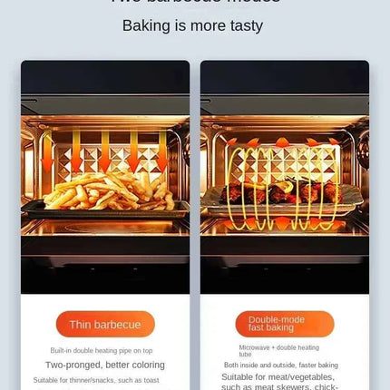 220V Midea Frequency Conversion Microwave Oven Integrated Machine Micro Roasting Level 1 Energy Efficiency Light Wave  New FD