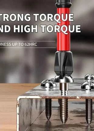 Magnetic Non-Slip Drill Bit Set 3/6/12 Pieces, S2 Steel, Crosshead and Impact Drill Bits, Suitable for Electric and Hand Drivers