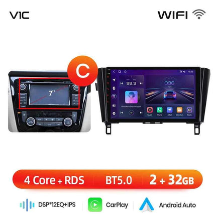 Junsun Qualcomm 8-Core 360° Panoramic Camera Wireless CarPlay Android Auto Car Radio for Nissan Qashqai J11 X-Trail 3 2013-2017