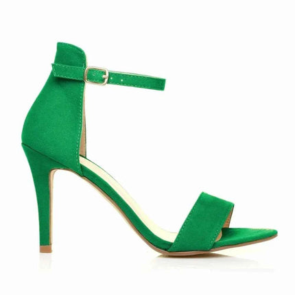 Nuove Scarpe da Donna Sexy con Tacco Alto 9cm, Sandali Estivi con Cinturino alla Caviglia, Scarpe da Festa e Matrimonio Rosse