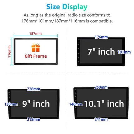 Junsun 7 9 10 inch Universal CarPlay Android Auto Car Radio For VW Fiat Renault Nissan Hyundai GPS Multimedia autoradio Stereo