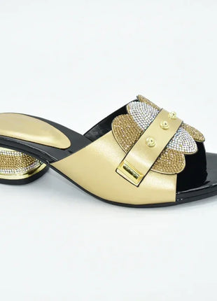 New without bag Pumps Super low heels Italian women Wedding for party heels Elegant shoes Slippers Women's summer slippers 2025