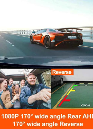 Universal 10.26" Car Intelligent 4K 360° Rotatio Car DVR Dash Cam Wireless CarPlay & Android Auto Bluetooth WIFI Rear Reversing