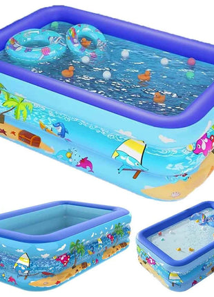 Piscina gonfiabile Piscine gonfiabili per adulti di grandi dimensioni per famiglie Piscine incorniciate in PVC Piscine per bambini Giocattoli per vasca da bagno per interni ed esterni estivi