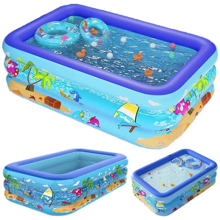 Piscina gonfiabile Piscine gonfiabili per adulti di grandi dimensioni per famiglie Piscine incorniciate in PVC Piscine per bambini Giocattoli per vasca da bagno per interni ed esterni estivi