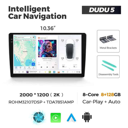 DUDUAUTO EU DUDU7 DUDU 7 A7870 AKM7739 Wireless Carplay 9/9.5/10/10.36 inch Android 13 Car Radio Multimedia GPS  Stere Head Unit
