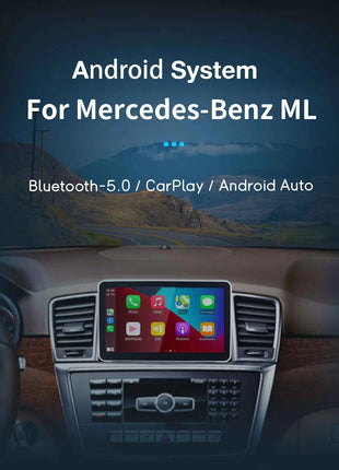 9 "Android 14 Car Multimedia Player For Mercedes Benz ML GL W166 X166 2012-2015 Radio CarPlay Stereo GPS Navigation Audio Screen