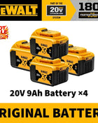 100% Authentic Dewalt 18V/20V 6.0Ah Li-Ion Replacement Battery for Power Tools, Compatible with DCB200 DCB202 DCB205 DCB206 DCB209