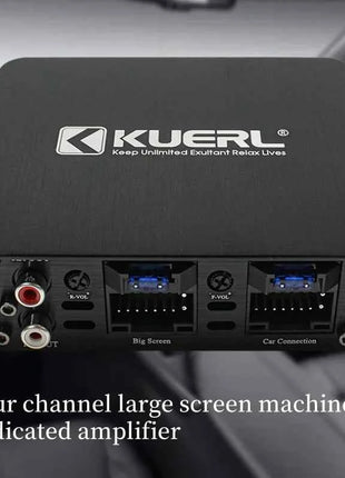 Class AB 4 Channel Car DSP Amplifier RMS 4*60W Automotive Audio System Dedicated Android Large Screen System Amplifier