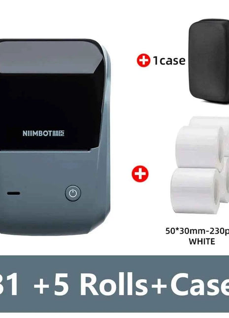Niimbot B1 Portable Thermal Self-adhesive Labels Printer Mini Maker Pocket Printer Mobile Bluetooth Pocket Tag Price Machine NEW