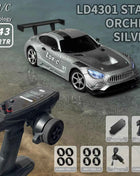 Professional 1:43 RC Drift Car with ESP Gyroscope Full Proportional Control 4WD Metal Body 2 Sets Tires for Realistic Drifting