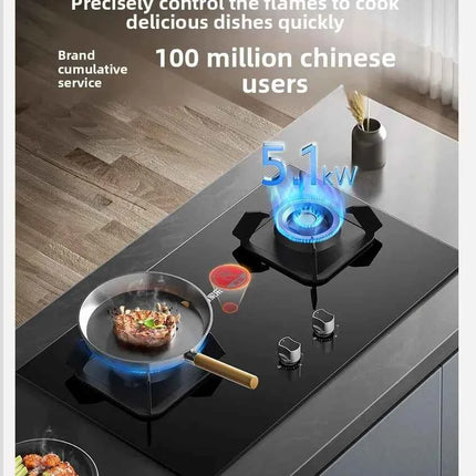 Vanward Gas Stove Home Kitchen Natural Gas LPG Cooking Stove with High Efficiency LDW