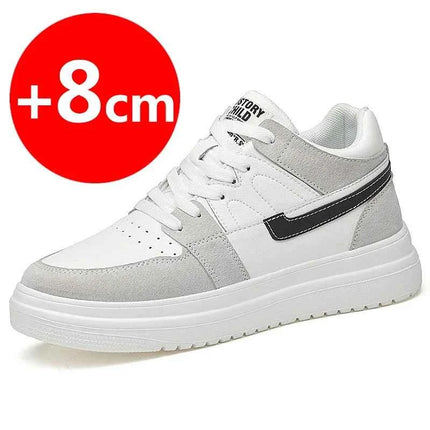 2025 Scarpe da ascensore da uomo scarpe da ginnastica rialzate da uomo 6 cm 8 cm scarpe traspiranti con altezza maggiorata per scarpe sportive da uomo