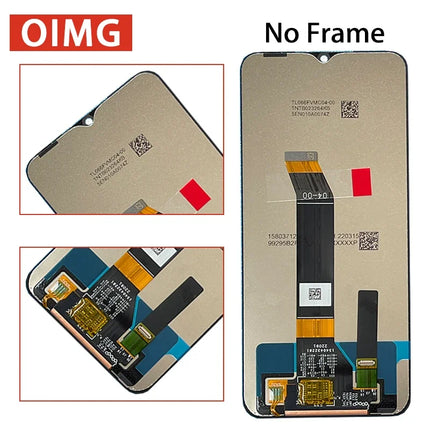 Schermo da 6,58" per Xiaomi Redmi 10 5G Display LCD Touch Screen digitale con cornice per Redmi 10 5G 22041219 G, 22041219 NY