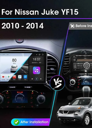 Srnubi Car Radio for Nissan Juke YF15 2010 - 2014 Carplay 4G Multimedia Video Player Navigation GPS WIFI Android Auto Autoradio