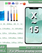 AAA NEW OLED For iPhone X XR XS Max LCD Incell For iPhone 11 12 13 Pro Max 13 Mini 14 Plus 15  Display Screen Digitizer Assembly