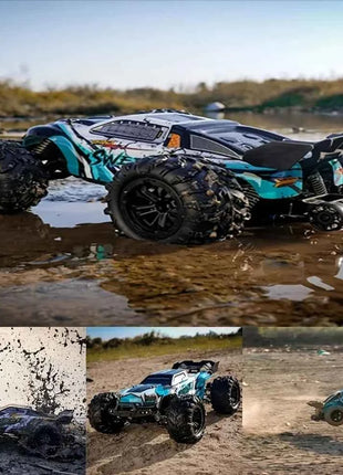 1:16 2.4G 4WD RC Car, 75km/h Blazing High Speed, Bright LED Lights, All-terrain Drift Vehicle, Ultimate Christmas Surprise Gifts