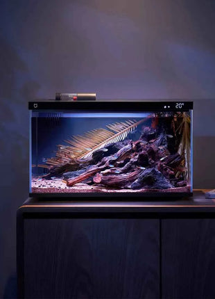 Xiaomi Smart Fish Tank 20L Work With Mijia APP Mobile controlled remote feeding Smart Lighting System Light Aquarium
