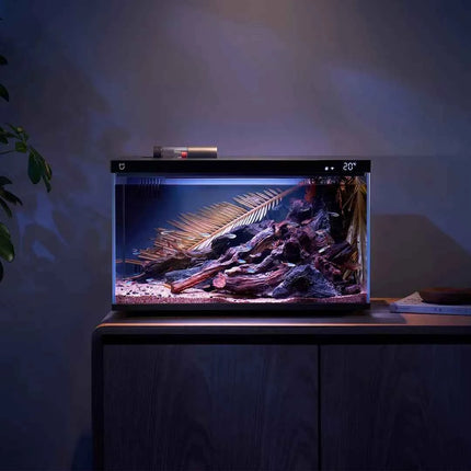 Xiaomi Smart Fish Tank 20L Work With Mijia APP Mobile controlled remote feeding Smart Lighting System Light Aquarium