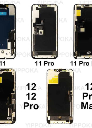 OLED For iPhone X XR XS MAX 11 11 Pro 12 Pro LCD Display With 3D Touch Screen Digitizer For iPhone 12 Mini 13 14 plus 15 Incell