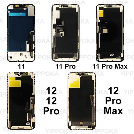 OLED For iPhone X XR XS MAX 11 11 Pro 12 Pro LCD Display With 3D Touch Screen Digitizer For iPhone 12 Mini 13 14 plus 15 Incell