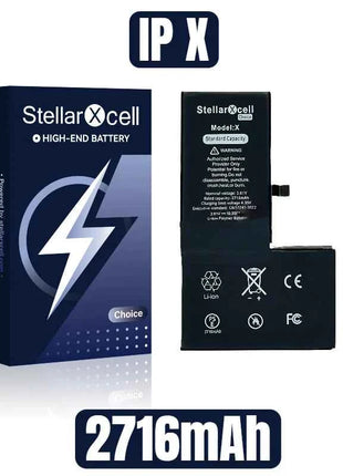 Choice StellarXcell OEM Chip Battery Replacement for IPhoneSE 7 8 X XR XS XSMAX iphone11 12pro 13mii 14pro 15Pro  Replacement
