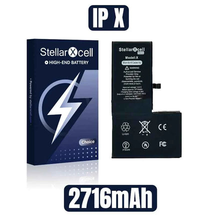 Choice StellarXcell OEM Chip Battery Replacement for IPhoneSE 7 8 X XR XS XSMAX iphone11 12pro 13mii 14pro 15Pro  Replacement