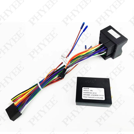 Adattatore per cablaggio Quadlock CAN Bus Box per auto Android Cavo connettore a 16 pin per VW Golf Mk5 MK6 Passat B6 B7 Leon Octavia 2