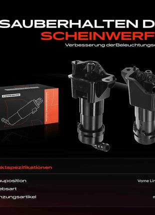 Frankberg 2x ugelli lavafari anteriori sinistro e destro per Audi A6 4F2 C6 2008-2011 4F0955101B 4F0955102B