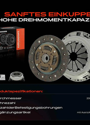 Kit Frizione Frankberg 1x per Toyota Carina II Station Wagon Saloon Celica Coupe Liftback Corolla Compact 620059660