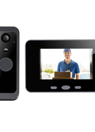 Yuezhe Tuya Smart Life Videocitofono WiFi Campanello PIR Telecamera 2MP Sistema citofonico di sicurezza per porta wireless impermeabile esterno Monitor da 5'