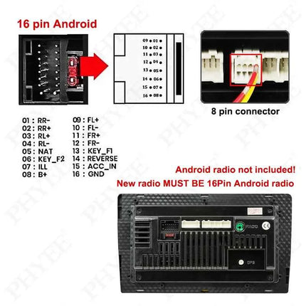 Decoder CAN Bus Quadlock 12Pin/32Pin, con supporto SWC, P&P 16Pin Android, per Renault Megane Mk3 Scenic 3 Fluence 09-15