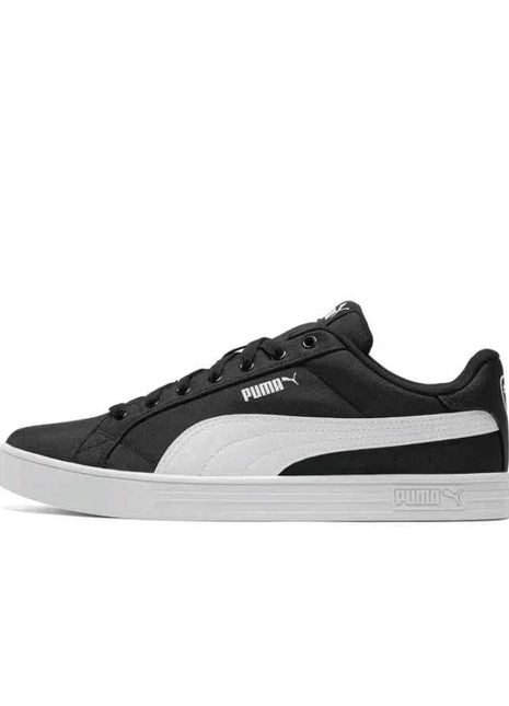 Puma Smash Vulc: Sneakers casual basse (unisex) antiscivolo, resistenti, leggere, versatili e traspiranti - Nero 385554-02