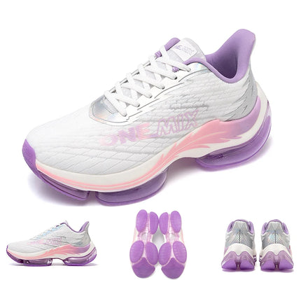 Scarpe da corsa con cuscino d'aria ONEMIX per donna, scarpe da ginnastica estive leggere con superficie in rete traspirante, scarpe sportive per fitness all'aperto