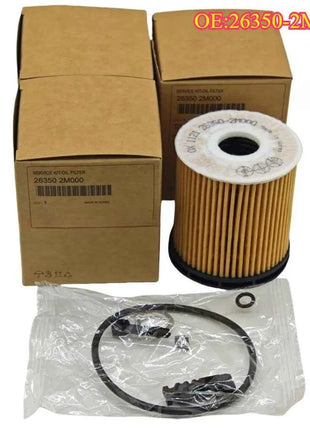 Nuovo di alta qualità per 26350-2M000 263502M000 4 pezzi pacchetto filtro olio con guarnizioni per motore Kia Rio 1.6L 2019-2020