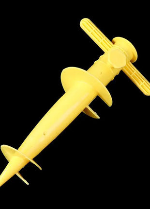 Base per ombrellone regolabile in plastica Sun Beach Patio Sabbia Supporto per ancoraggio a terra Spike Auger Supporto per accessori da giardino Strumento di fissaggio